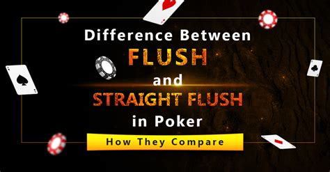 comparing flushes poker